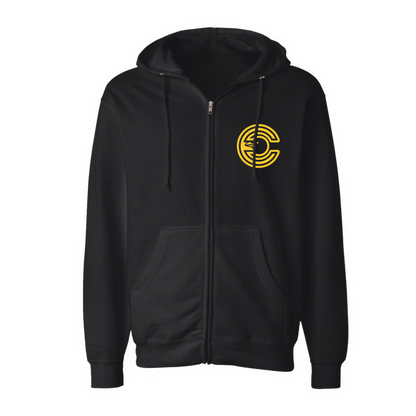 Counting Crows Logo Zip Up Hoodie