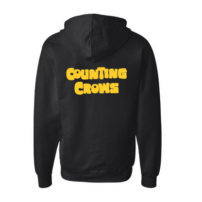 Counting Crows Logo Zip Up Hoodie