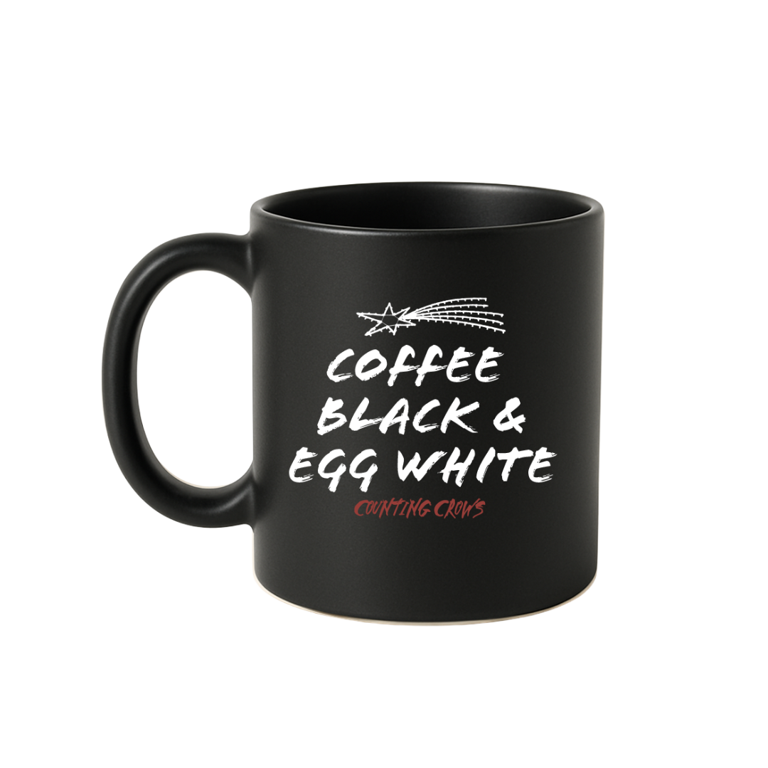 Coffee Black and Egg White Mug