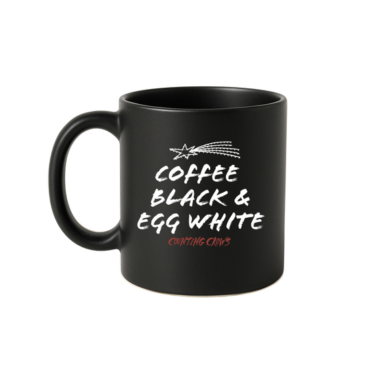 Coffee Black and Egg White Mug